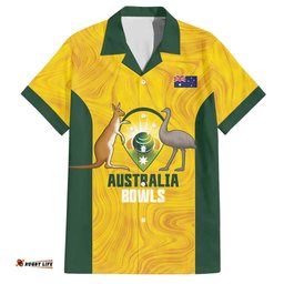 Custom Bowls Australia Hawaiian Shirt Marble National Color LT14