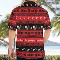 New Zealand Darts Christmas Hawaiian Shirt Merry Xmas Aotearoa Maori Red LT14