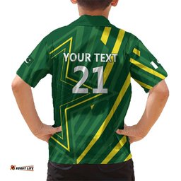 Pakistan Cricket Custom Hawaiian Shirt Shaheen Falcon Go Champions LT9