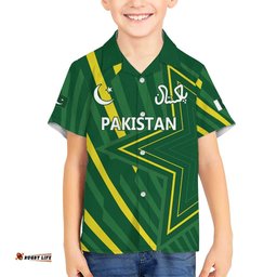 Pakistan Cricket Custom Hawaiian Shirt Shaheen Falcon Go Champions LT9