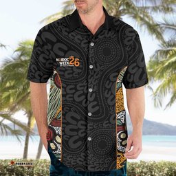 Personalised NAIDOC Deadly 50 Years Hawaiian Shirt Minimalist Aboriginal Art LT9