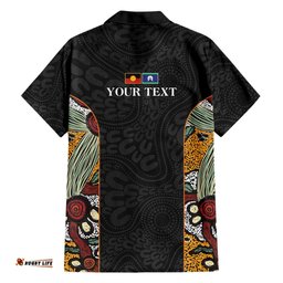 Personalised NAIDOC Deadly 50 Years Hawaiian Shirt Minimalist Aboriginal Art LT9