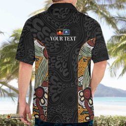 Personalised NAIDOC Deadly 50 Years Hawaiian Shirt Minimalist Aboriginal Art LT9