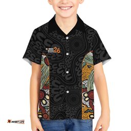 Personalised NAIDOC Deadly 50 Years Hawaiian Shirt Minimalist Aboriginal Art LT9