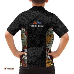 Personalised NAIDOC Deadly 50 Years Hawaiian Shirt Minimalist Aboriginal Art LT9