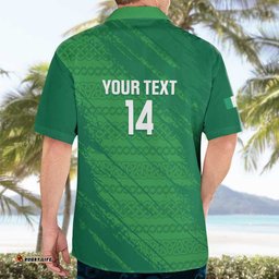 Custom Ireland Cricket Hawaiian Shirt Irish Celtic Knot - National Color LT14