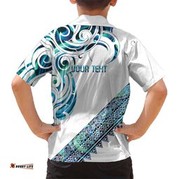 Kahui Whetu Paua shell Kowhaiwhai Taniko Personalised Hawaiian Shirt Turtle Tattoo Maori Tribal Style LT9