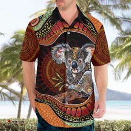 Indigenous Koala Australia Hawaiian Shirt Australian Aboriginal Art Proud LT14
