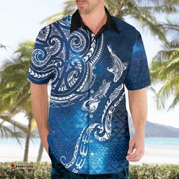 Matariki Galaxy Hawaiian Shirt New Zealand Map Maori Pattern LT9
