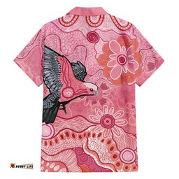 NAIDOC Week Aussie Indigenous Hawaiian Shirt Aboriginal Galah Bird Contemporary Art LT7