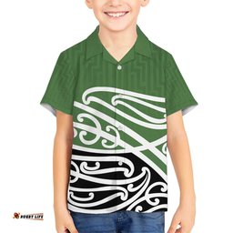 Green Fern New Zealand Kowhai Ngutukak Hawaiian Shirt LT9