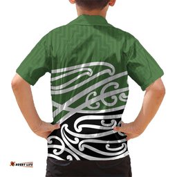 Green Fern New Zealand Kowhai Ngutukak Hawaiian Shirt LT9