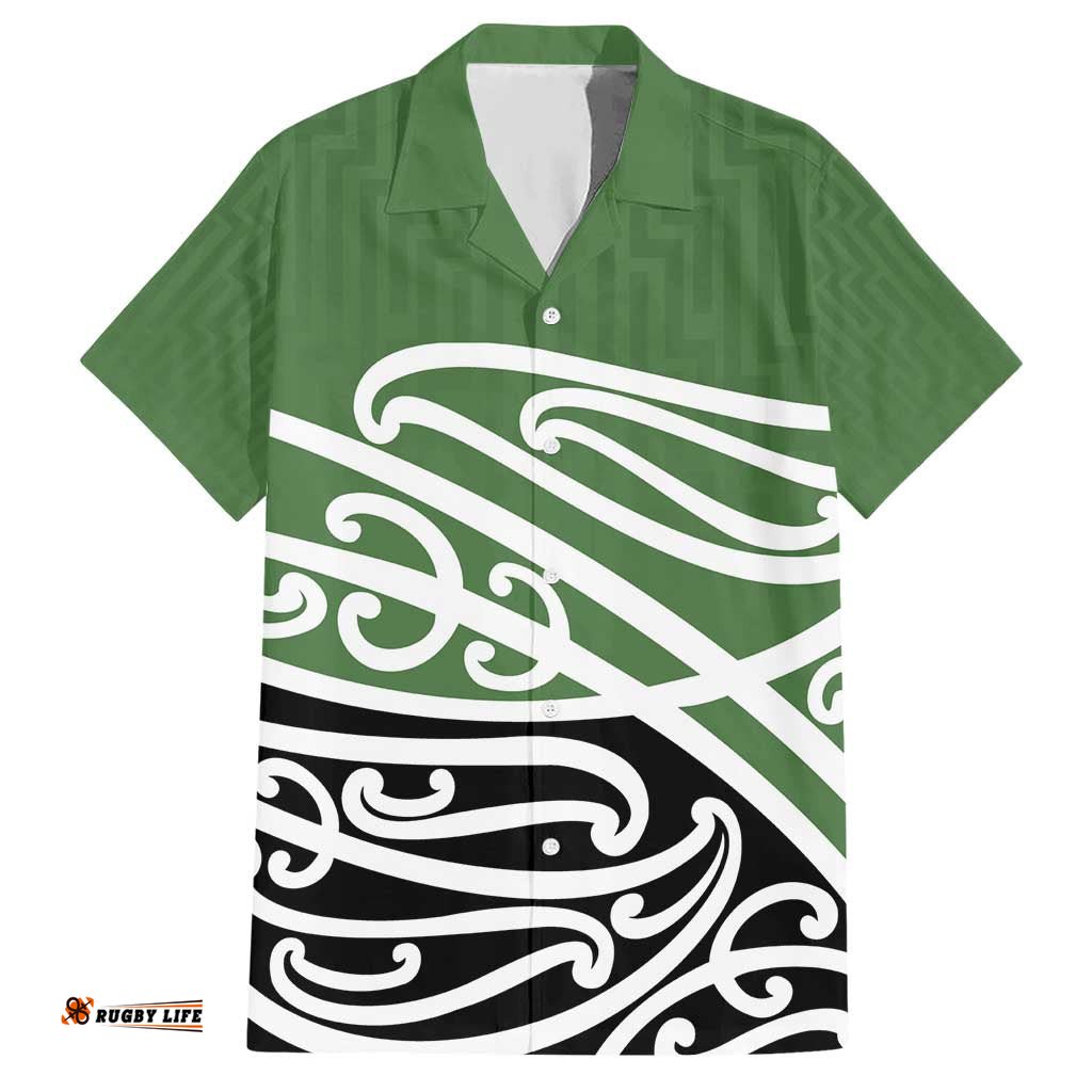 Green Fern New Zealand Kowhai Ngutukak Hawaiian Shirt LT9