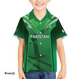 Pakistan Cricket Custom Hawaiian Shirt The Green Shirts with Sporty Pattern LT9