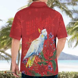 Merry Cocka-mas Hawaiian Shirt Australia Christmas Red Art LT9
