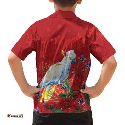 Merry Cocka-mas Hawaiian Shirt Australia Christmas Red Art LT9