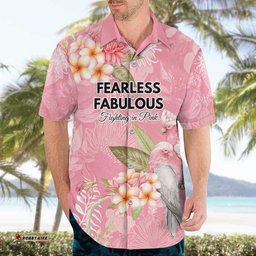 Personalised Galah Cockatoo Fighting in Pink Hawaiian Shirt Australian Breast Cancer Spirit LT9