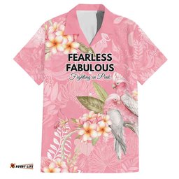 Personalised Galah Cockatoo Fighting in Pink Hawaiian Shirt Australian Breast Cancer Spirit LT9