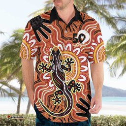 Personalised Australia Lizard NAIDOC Week 2026 Hawaiian Shirt 50 Years of Deadly Aboriginal Art LT14