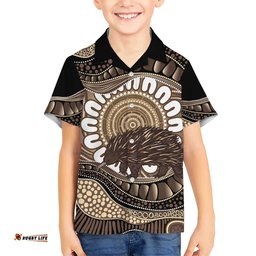 Indigenous Echidna Australia Hawaiian Shirt Australian Aboriginal Art Proud LT14