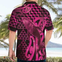 Humpback Whale Matariki New Zealand Hawaiian Shirt NZ Maori Paikea Poutama Luxury Pink LT14