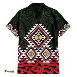 Kia Ora Aotearoa Hawaiian Shirt 2025 Pasifika Maori Taniko Motifs LT14