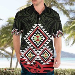 Kia Ora Aotearoa Hawaiian Shirt 2025 Pasifika Maori Taniko Motifs LT14