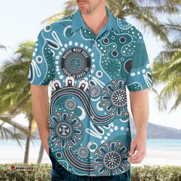 Personalised NAIDOC Week 50 Years Deadly Always Hawaiian Shirt Teal Aboriginal Artwork Dot Painting LT9