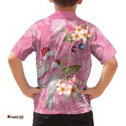 Joyful Pink Cockatoo Hawaiian Shirt Australia Christmas Vibes LT9
