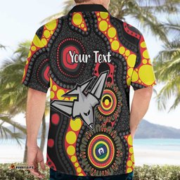 Essendon Bombers NAIDOC Week 2026 Personalised Hawaiian Shirt 50 Years of Deadly Aboriginal Art LT14