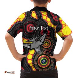 Essendon Bombers NAIDOC Week 2026 Personalised Hawaiian Shirt 50 Years of Deadly Aboriginal Art LT14