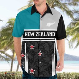 Custom NZ Cricket Pride Hawaiian Shirt Silver Fern Fan Supporter Apparel LT9