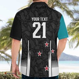 Custom NZ Cricket Pride Hawaiian Shirt Silver Fern Fan Supporter Apparel LT9