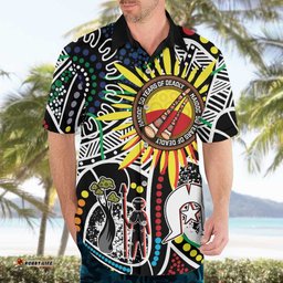NAIDOC 50 Years of Deadly Personalised Hawaiian Shirt Aboriginal Dot Art LT9