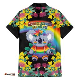 LGBTQ Koala Gay Hawaiian Shirt Aussie Koala Bear Ekoalaty LT9
