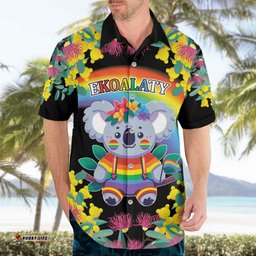 LGBTQ Koala Gay Hawaiian Shirt Aussie Koala Bear Ekoalaty LT9
