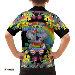 LGBTQ Koala Gay Hawaiian Shirt Aussie Koala Bear Ekoalaty LT9