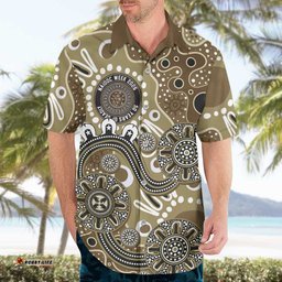 Personalised NAIDOC Week 50 Years Deadly Always Hawaiian Shirt Brown Aboriginal Artwork Dot Painting LT9
