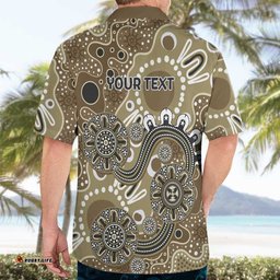Personalised NAIDOC Week 50 Years Deadly Always Hawaiian Shirt Brown Aboriginal Artwork Dot Painting LT9