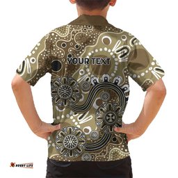 Personalised NAIDOC Week 50 Years Deadly Always Hawaiian Shirt Brown Aboriginal Artwork Dot Painting LT9