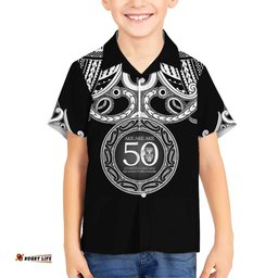Kia Kaha Te Reo Maori New Zealand Hawaiian Shirt 50th Anniversary Ake Ake Ake LT14