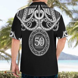 Kia Kaha Te Reo Maori New Zealand Hawaiian Shirt 50th Anniversary Ake Ake Ake LT14
