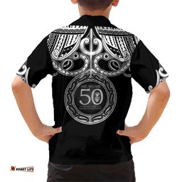 Kia Kaha Te Reo Maori New Zealand Hawaiian Shirt 50th Anniversary Ake Ake Ake LT14
