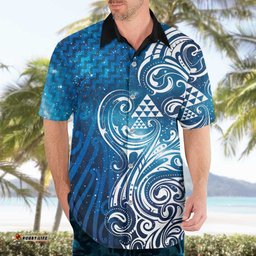 Matariki Galaxy Hawaiian Shirt Maori Taniko Pattern LT9