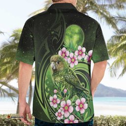 New Zealand Aotearoa Kakapo Hawaiian Shirt Maori Pattern With Manuka Galaxy Style LT05