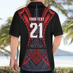 Custom New Zealand Hawaiian Shirt Maori Kiwiana Pattern Tukutuku Motif LT9