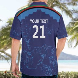 Afghan Atalans Cricket Custom Hawaiian Shirt Afghanistan Map with Sporty Style LT9