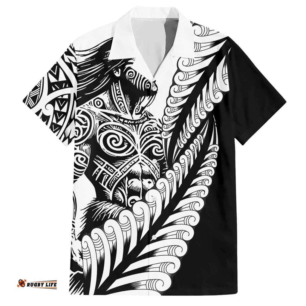 Koru Fern New Zealand Maori Tribal Warrior Hawaiian Shirt LT9