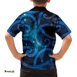 New Zealand Maori Matariki Hawaiian Shirt Galaxy Kowhaiwhai LT7