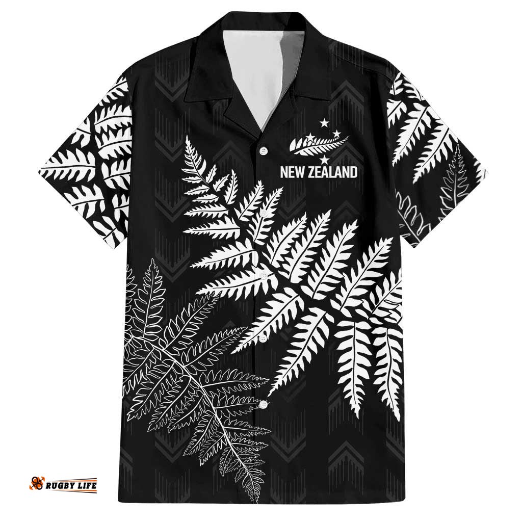 New Zealand Lawn Bowls Personalized Hawaiian Shirt Wrap-Around Silver Fern LT7